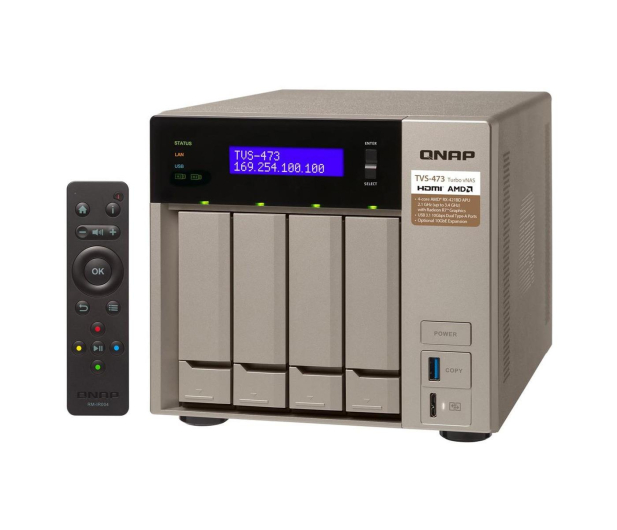 QNAP TVS-473-8G (4xHDD, 4x2.1-3.4GHz, 8GB, 6xUSB,4xLAN) - 346476 - zdjęcie